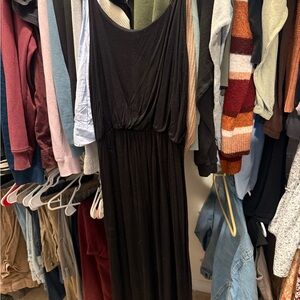 Active USA Black Maxi Dress